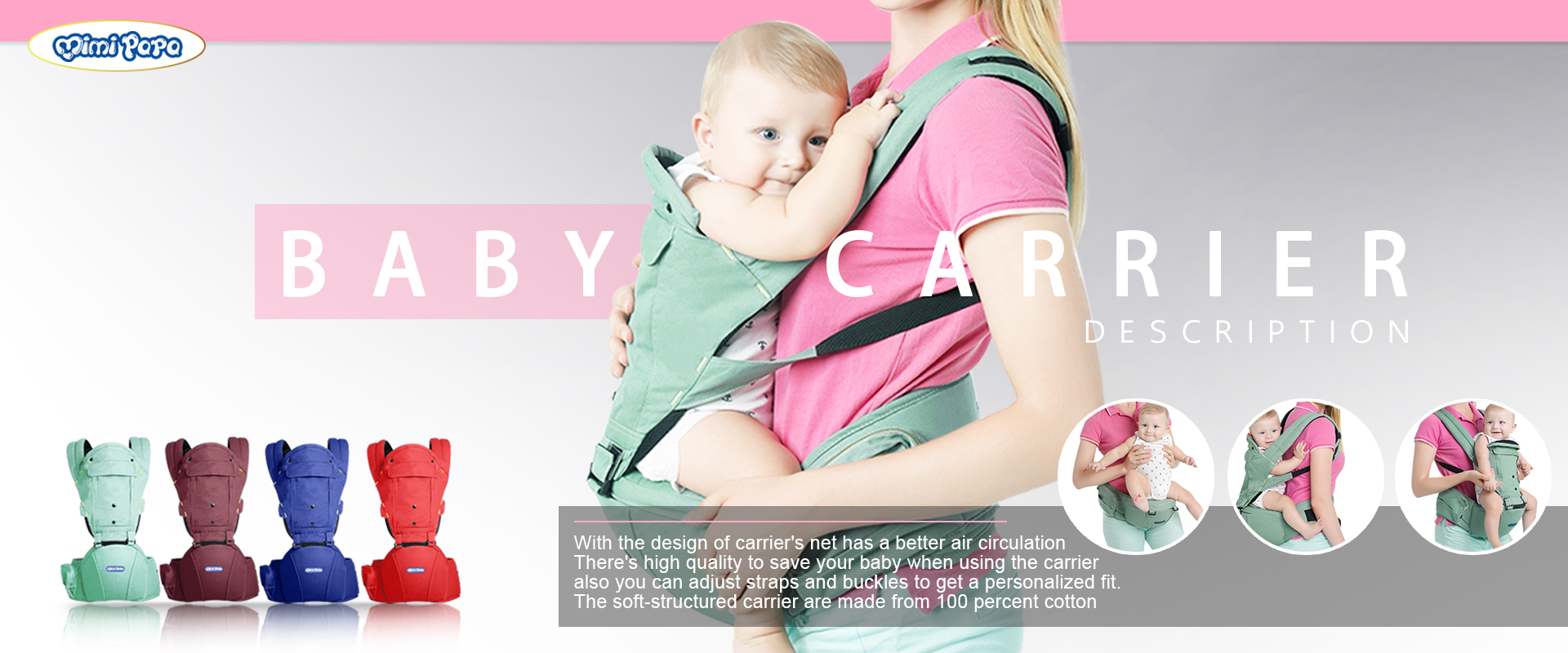 MIMIPAPA baby carrier